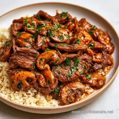 Beef Stroganoff in 20 Minutes Recipe Card