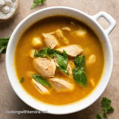 KneeEasy Chicken Soup 12 Healing Herbs for Knee Pain Recipe Card