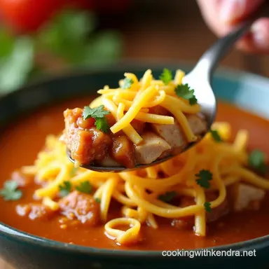 Easy Chicken Tortilla Soup Recipe Knock Your Socks Off Recipe Card