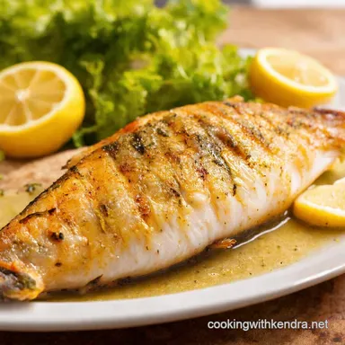 Lemon Herb Grilled Walleye My Lakeside Summer Secret Recipe Card