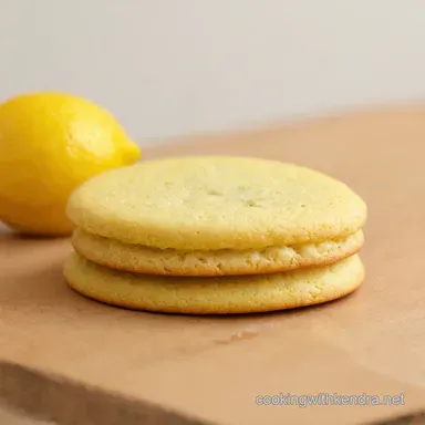 Lavender Lemon Sandwich Cookies Sweet My Buttery Tea Time Treat Recipe Card