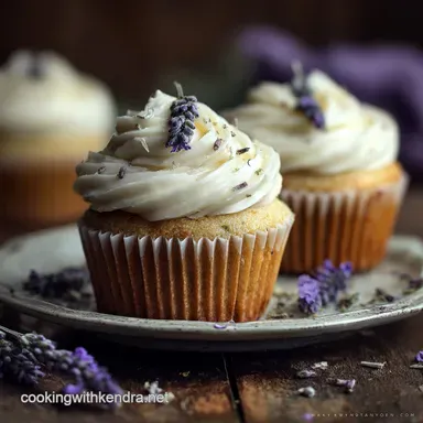 Luxurious Lavender Cupcakes with Vanilla Bean Frosting Recipe Recipe Card