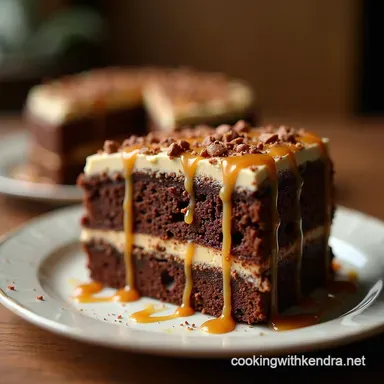 Ultimate Snickers Cake Recipe Layer Cake Dreams Recipe Card
