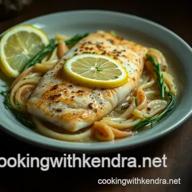 Lemon-Herb Flounder Fillet: Weeknight Wonder! Recipe Card