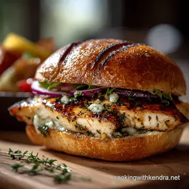 Grilled Chicken Sandwich: The Ultimate Juicy Lemon Herb Recipe Recipe Card