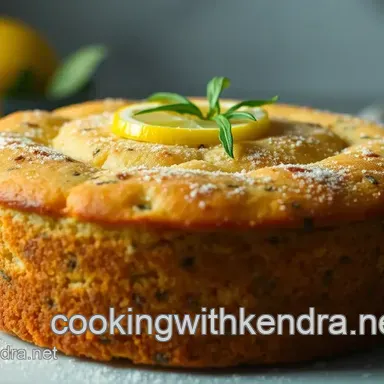 Lemon & Herb Olive Oil Cake: My Simple Delight!