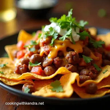 Loaded Fiesta Nachos Recipe The Ultimate Party Food Recipe Card