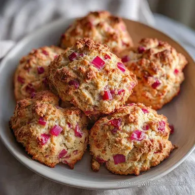Rhubarb Scones for 8 Servings