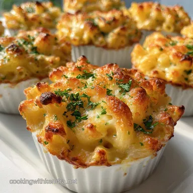 Macaroni and Cheese Cups Recipe: Baked in 35 Minutes Recipe Card