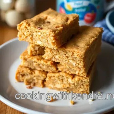 Malted Milk Powder Dreams: Malt Shop Blondies Recipe Recipe Card
