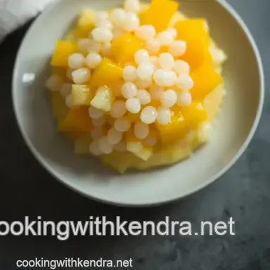 Mango Sago Pearls Recipe: A Tropical Coconut Delight! Recipe Card