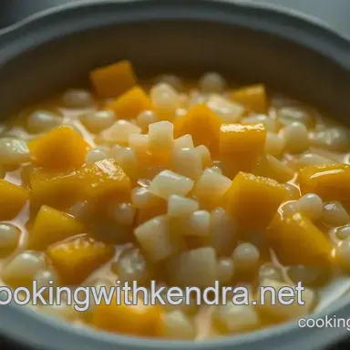 Mango Sago Pearls Recipe: A Tropical Coconut Delight!