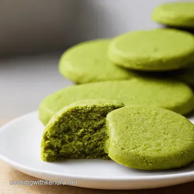 Matcha Sugar Cookies My Soft Buttery Green Tea Treat Recipe Card