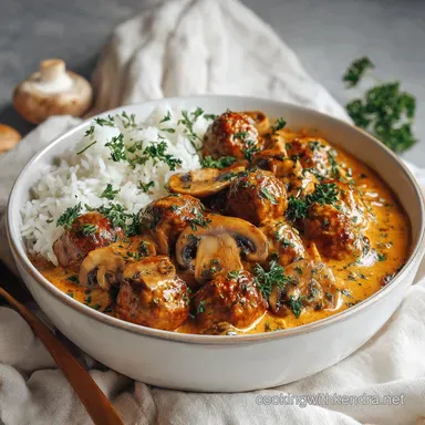 Meatball Stroganoff Recipe in 35 Minutes Recipe Card