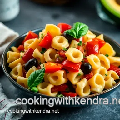 Easy Mediterranean Tortellini Pasta Salad Recipe: A Flavorful Summer Favorite Recipe Card
