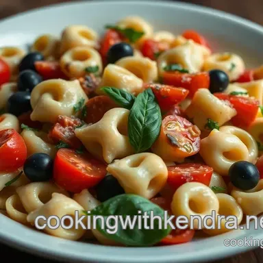 Easy Mediterranean Tortellini Pasta Salad Recipe: A Flavorful Summer Favorite
