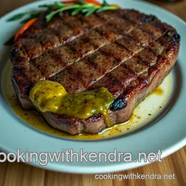 Melt-in-Your-Mouth Delmonico Ribeye: My Secret Garlic Herb Butter Recipe Recipe Card
