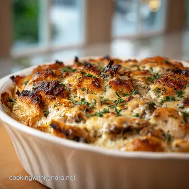 Million Dollar Chicken: The Ultra-Creamy Casserole Bake for Dinner Recipe Card