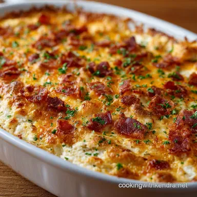 Million Dollar Crack Dip Recipe: The Best Bacon Cheddar Ranch Bake Recipe Card
