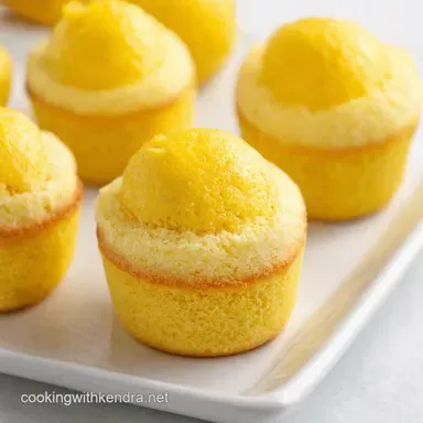 Mini Lemon Victoria Sponges Perfect Finger Food Desserts
