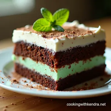 Easy Chocolate Mint Icebox Cake My NoBake Family Secret Recipe Card