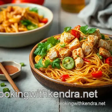 Delicious Mix Asian Chicken Salad with Crunchy Noodles: My Favorite Easy Lunch Recipe Card