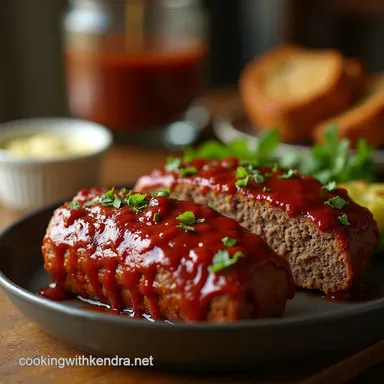 The Best Moist Meatloaf Recipe with Smoky Ketchup Glaze Recipe Card