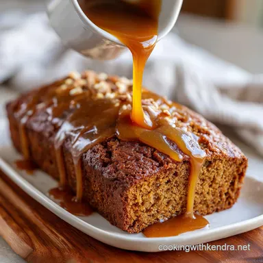 ExtraMoist Pumpkin Bread with Brown Sugar Glaze Autumn Classic Recipe Card