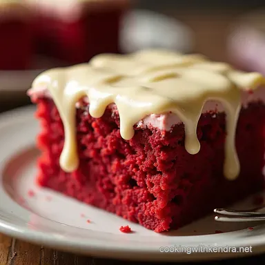 The Ultimate Moist Red Velvet Poke Cake Recipe Recipe Card