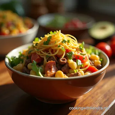 The Ultimate Nostalgic Moms Taco Salad Recipe 40 Mins Recipe Card