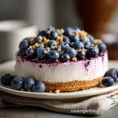 No Bake Blueberry Cheesecake Recipe Effortless, Ultra-Creamy Treat Recipe Card