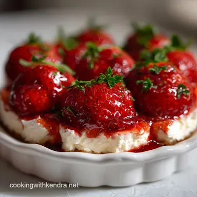 Cheesecake Stuffed Strawberries: No-Bake Easy Dessert Recipe Card