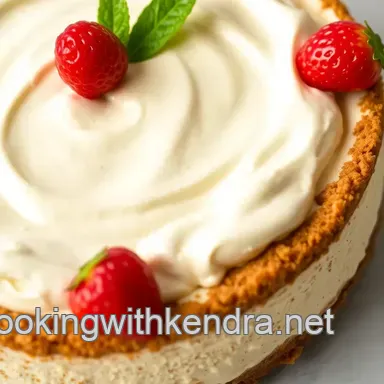 My Easy No-Bake Cheesecake with Creamy Filling: A Summer Delight Recipe Card
