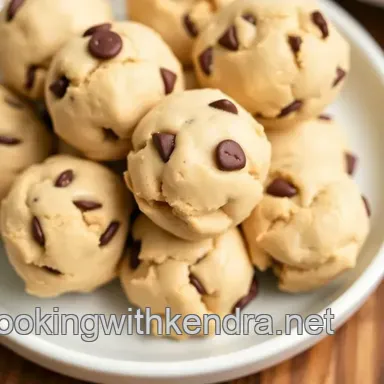 No-Bake Gluten-Free Cookie Dough Delights Recipe Card