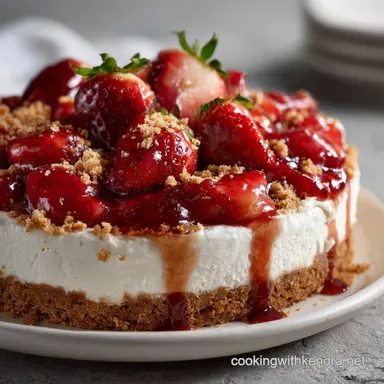 NoBake Strawberry Cheesecake: Ultra-Creamy, Easy Summer Dessert Recipe Card