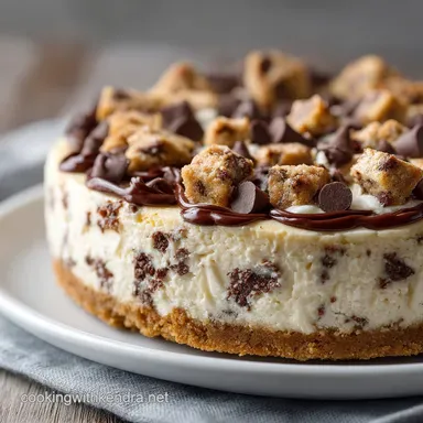 Foolproof NoBake Chocolate Chip Cheesecake Sturdy Creamy and FussFree Recipe Card