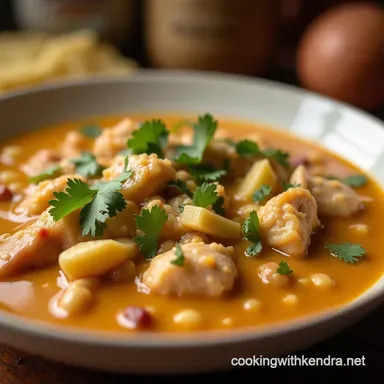 The Best White Chicken Chili Recipe Bright Zesty Recipe Card