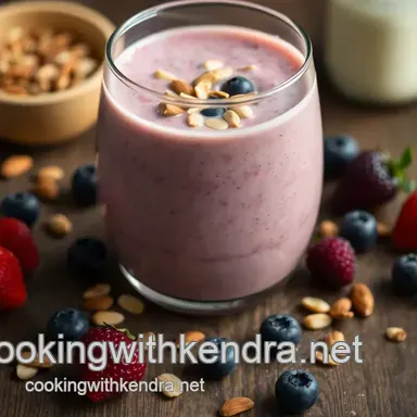 The Best Nuts and Berries Drink: Creamy, Nutty & Berry-Packed Smoothie Recipe Card