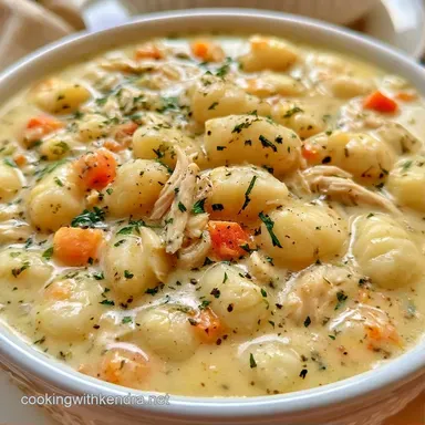Creamy Olive Garden Chicken Gnocchi Soup Recipe Card