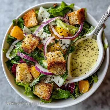 Olive Garden Salad and Dressing Recipe: 10 Mins Recipe Card