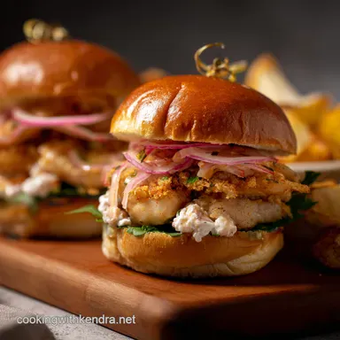 Olivers Bang Bang Chicken Sliders A Sleepover Sensation Recipe Card