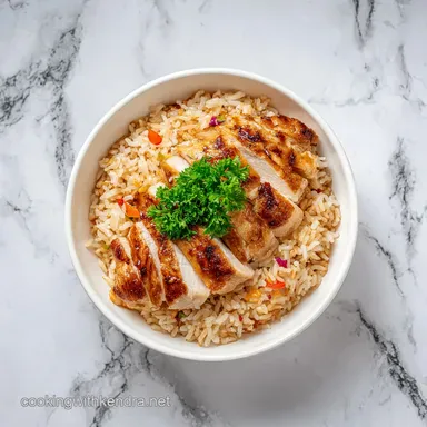 Honey BBQ Chicken Rice in 30 Minutes: A Fluffy One-Pan Dinner Recipe Card