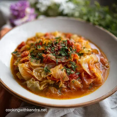 Cabbage Roll Soup: A Savory One-Pot Meal in 40 Minutes Recipe Card