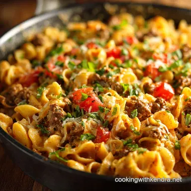 Taco Pasta Recipe Easy: Ultra-Creamy One-Pot Weeknight Dinner Recipe Card