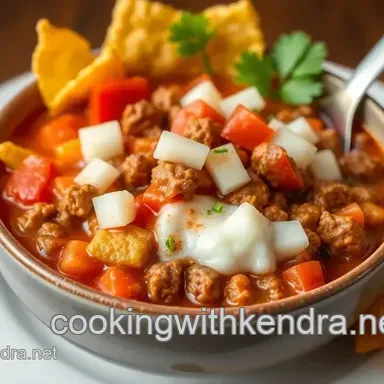 One-Pot Taco Soup Fritos Recipe - Hearty & Easy