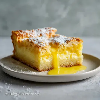 Ooey Gooey Butter Cake in 50 Minutes with Cream Cheese Recipe Card