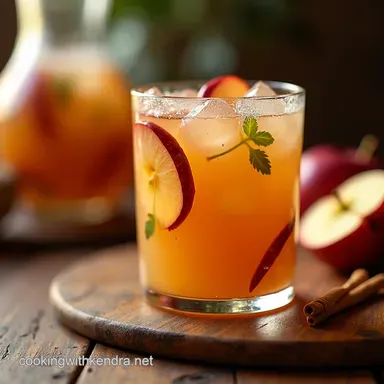Orchards Embrace Crisp Apple Sangria Cocktail Recipe Recipe Card