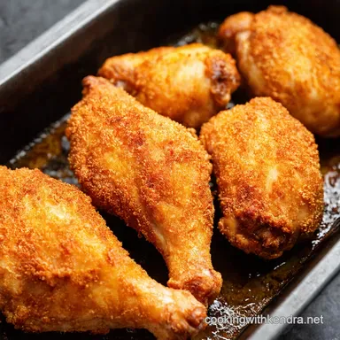 Oven Baked Fried Chicken Legs Crispy Easy Healthier
