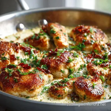 Creamy Garlic Chicken: Restaurant-Quality, One-Pan Recipe Recipe Card