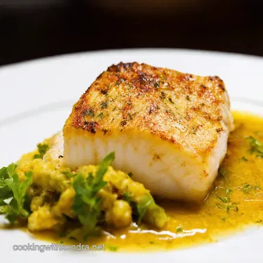PanSeared Chilean Sea Bass My LemonHerb Butter Secret Recipe Card